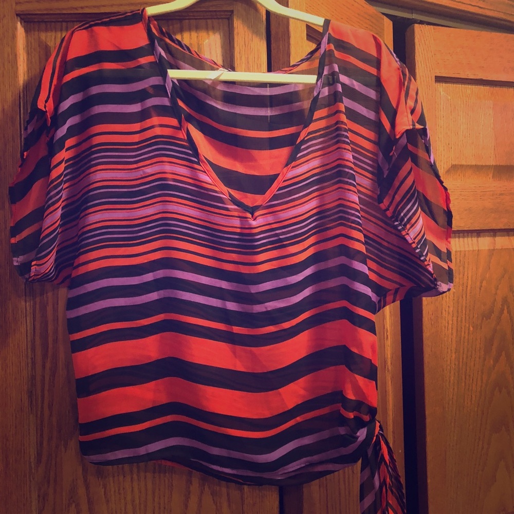 Boutique purchased Red,purple,black Top